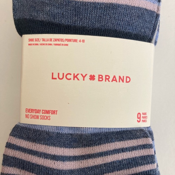 LUCKY BRAND | NEW 9pk Everyday Comfort No Show Socks - Picture 4 of 5